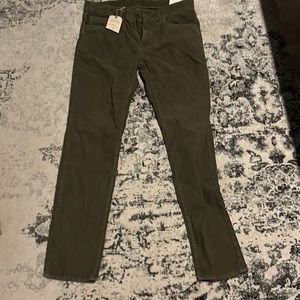 Brooks Brothers 5 pocket cords red fleece